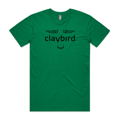 Claybird Coloured Tee (black logo) Thumbnail