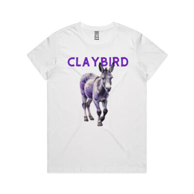 Claybird Donkey Tee2 (womens) Thumbnail
